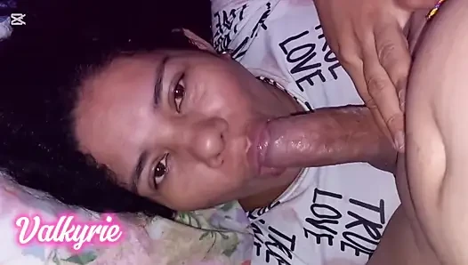 Girlfriend sucks my balls