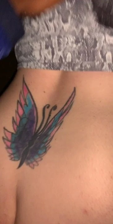 White Tatted Bitch Cums On black Tatted Dick