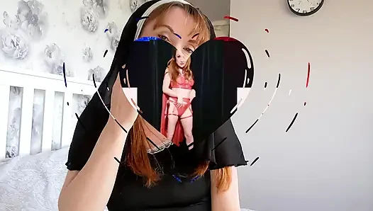 SQUIRTING NUN GETS VERY WET HARD, FAST AND SENSUAL FINGER FUCK