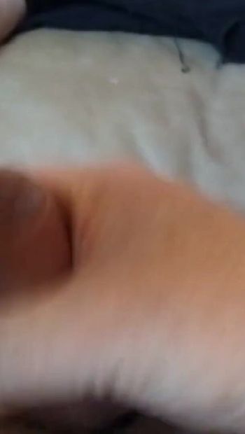 My Boyfriend Is Lying on the Couch and Jerking off He Tries a Few Rings Jerking off His Cock