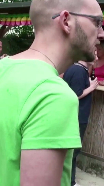 Thrilling moment from "YOUNG BOY SEDUCE GERMAN MOTHER TO FUCK IN FRONT FRIENDS"
