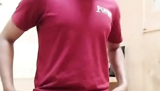 Horny teen boy on he worked