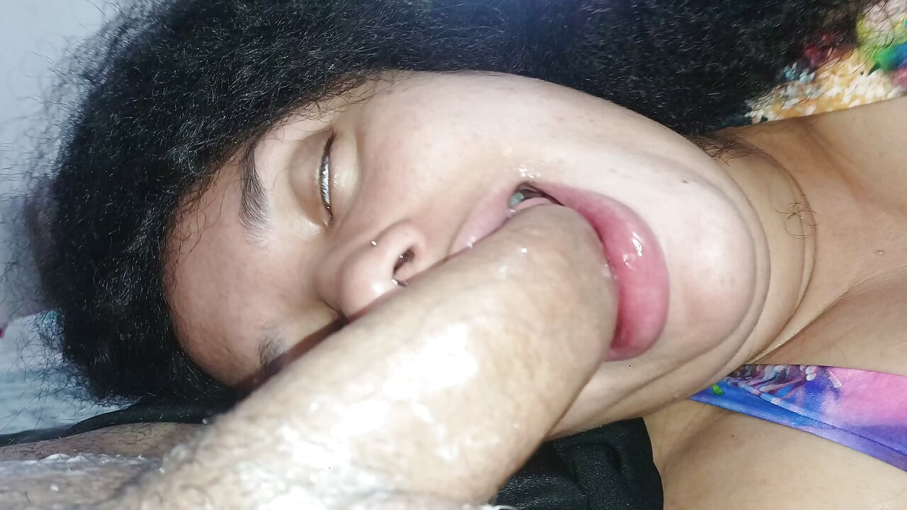 MASSIVE CREAMPIE DOWN THE SLUT'S THROAT, CUM OVERFLOWING