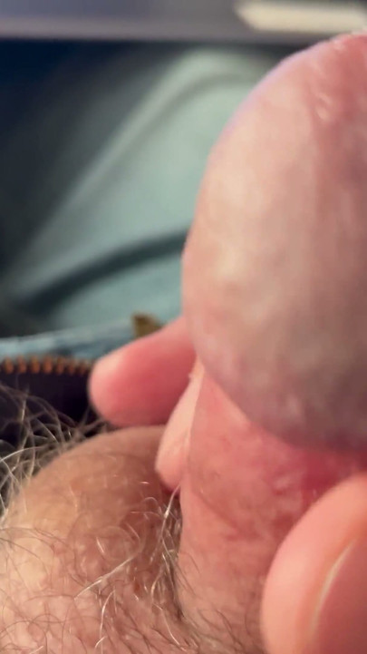 Playing with My Small Wet Cock