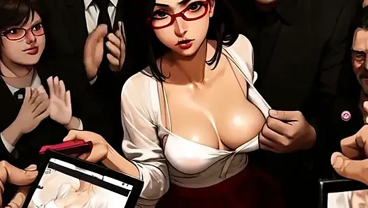 Gadis seksi 18 tahun lagi asik nyepong dan ngentot kontol di pertunjukan punks pertama mereka