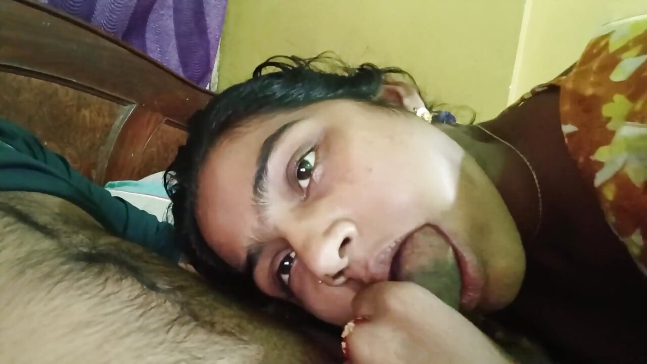 Desi Indian Wife in Yellow Dress Riding Cock - Homemade Blowjob & Cowgirl Sex