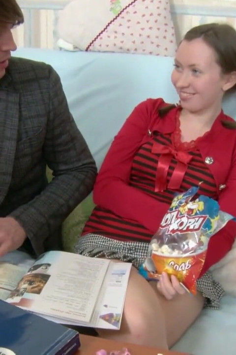 Cute teen claims that she is getting an extremely thick cock in her ass