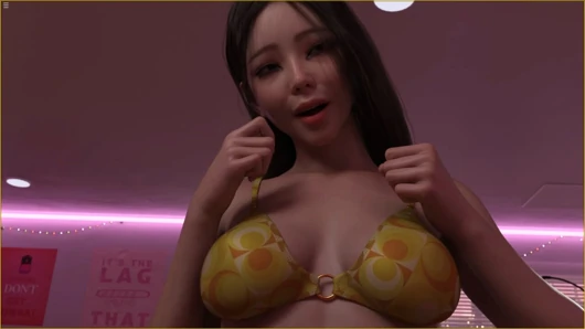 Japanese Stepsister Wearing Bikini And Rubbing Stepbro Cock