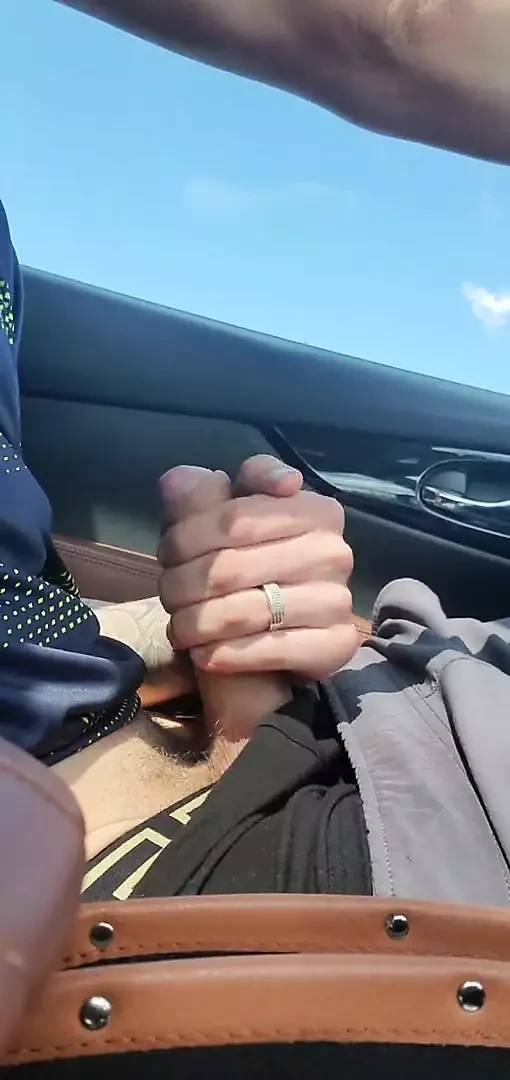 Johnholmesjunior in very risky public solo show while driving down highway on vacation part 4