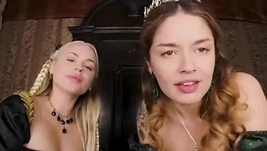 VRCosplayx тройничок танец драконов с Vanessa Vega и Anna Claire Clouds, часть 1