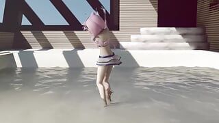 Mmd R-18 - chicas anime sexy bailando (clip 107)
