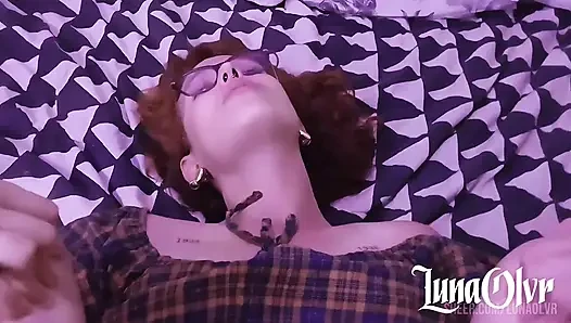 Naughty secretary fucks client while husband is away