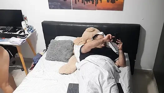 I change clothes with my stepfather and he doesn't look at me