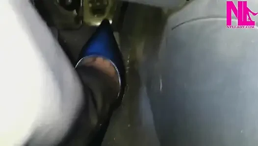 Pattent Blue Buffalo'da şehvetli sürüş süper seksi pompalar