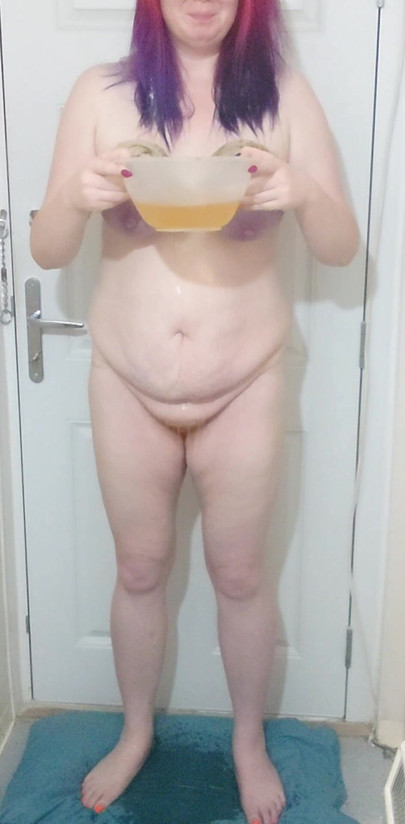 Filthy piss pig gets punished and humiliated with a cold, stinking golden shower