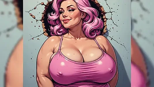 Curvy Women Swimsuit Art
