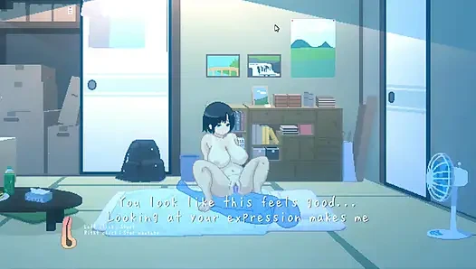 Hentai oyunu - büyük memeli kadının kırsalda vahşi yaz seksi