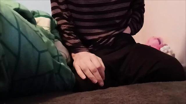 Strip and squirt while sitting