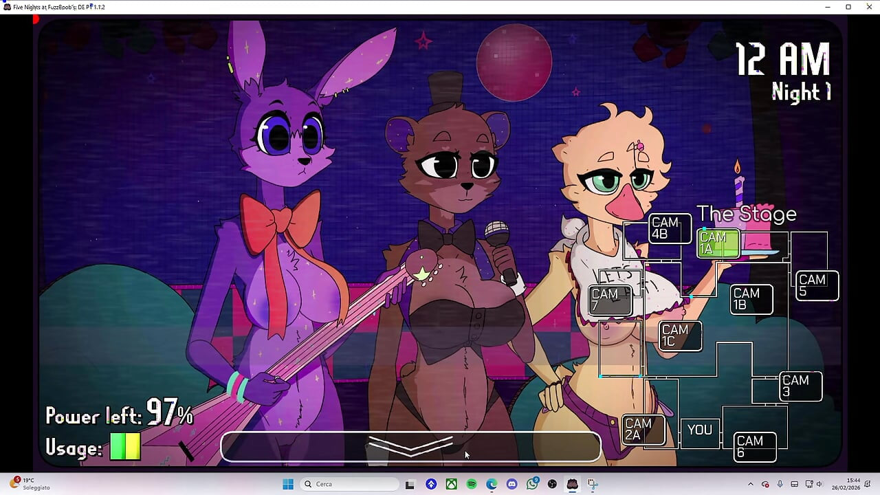 Five nights at FuzzBoob's part 1