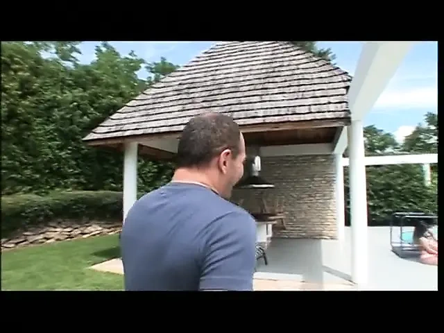 Busty brunettes getting their ass holes fucked in threesome