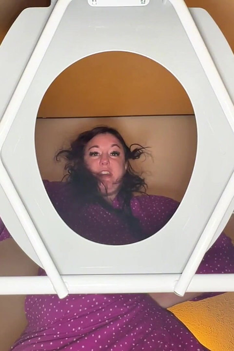 Big Butt, Tiny Toilet Seat You Are My Toilet POV by Bella Blast