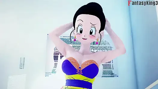 Goku doesn't satisfy Videl, so Gohan helps her - Dragon Ball Zex Series