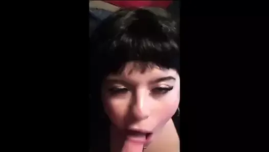 Big Titty Goth Slut Face Fucked