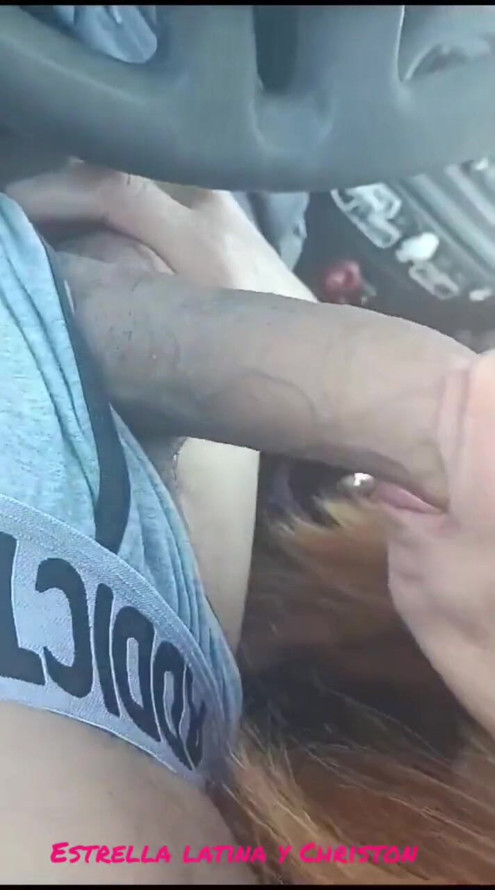 Me. I take my girlfriend's for a walk and in the car she fucked her on the road | Clip 2