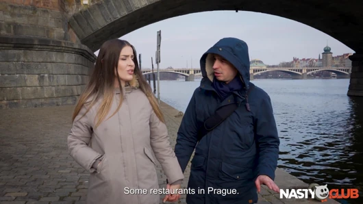 Airbnb with Threesome Included for Italian Tourist Marica Chanelle, Falco and Brian