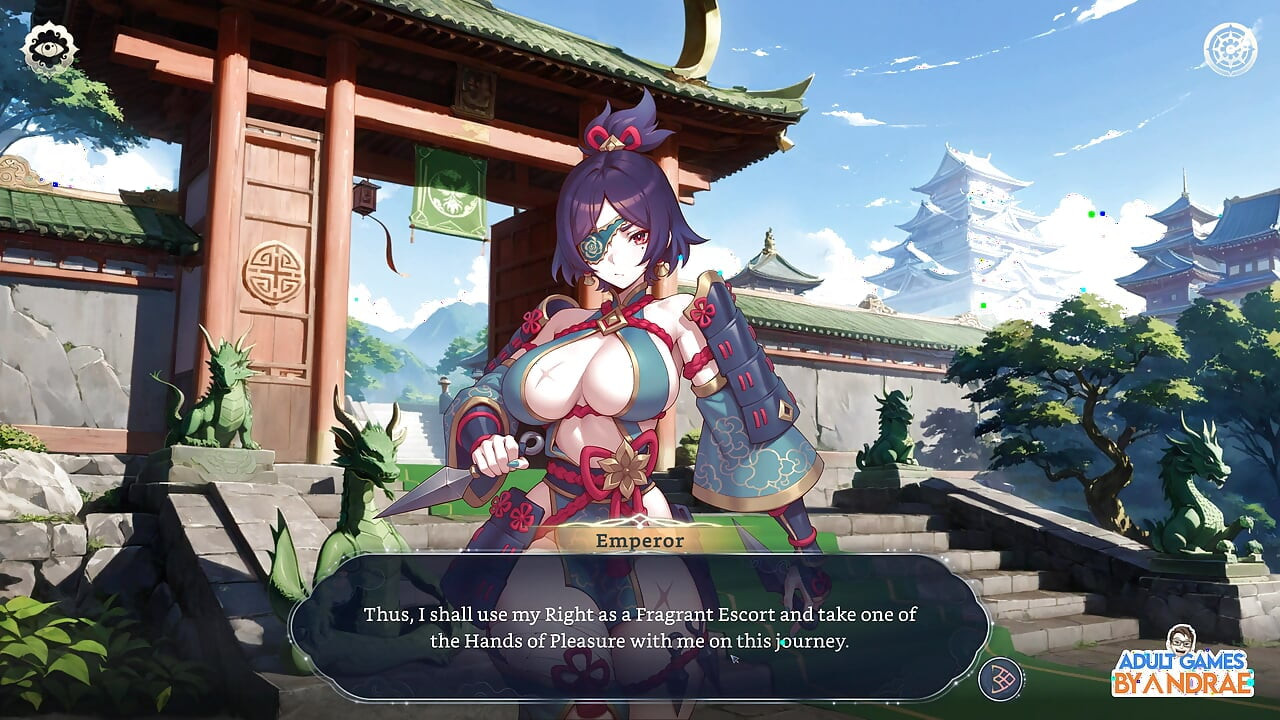 Harem Fantasy - Kinky Ninja Scroll Gameplay Part 1 - Entering the Village of Kagura