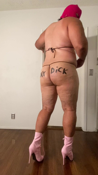 Sissy Maid with tiny dick dances for you!