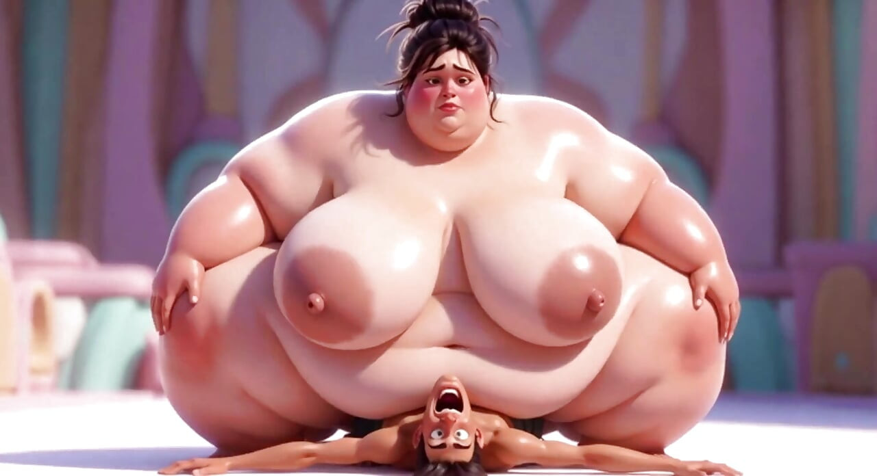 Giant SSBBW Crushes Man with Her Massive Enormous Breasts