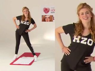 Palina Rojinski, sexy workout, mega hot butt