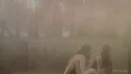 Натуральная Грудастая Rita Faltoyano Танцует И Кончает Двойное Проникновение На Танцполе