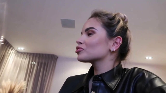 Women in Leather Jacket