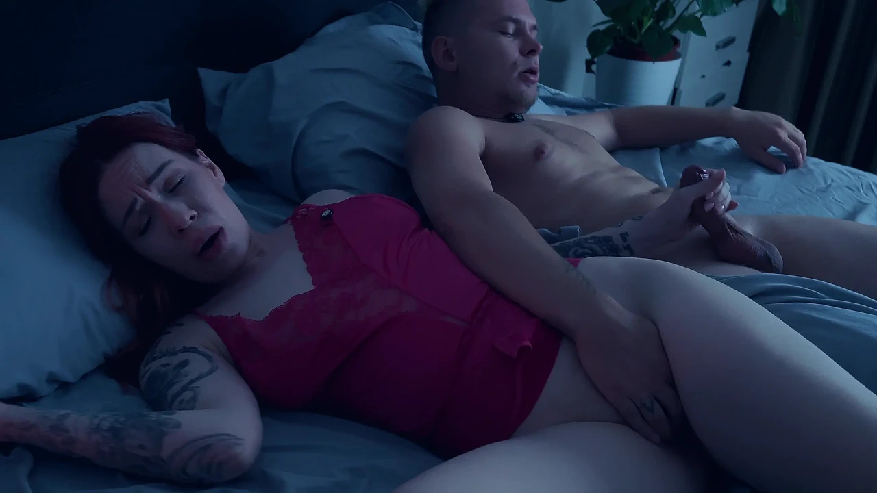 Step Mom Shares Step Son’s Bed After Quarrel – Risky Hot Fuck!