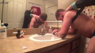 Fucking in the bathroom