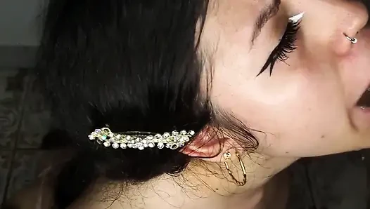 Slutty and Horny Doll Wants to Swallow Cum - Amateur Blowjob