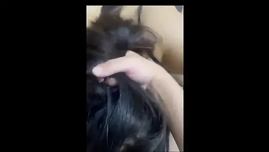 Close up blowjob and Deep Creampie Fuck with Egyptian MILF Stepmom