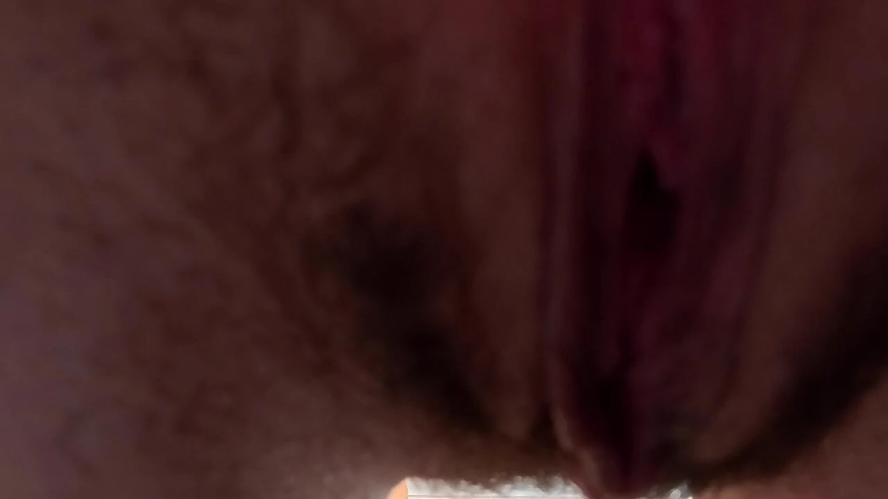 Woman pees directly on the camera