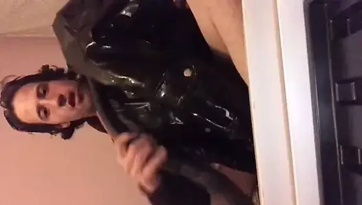 Beni emmek deri ceket ve horoz