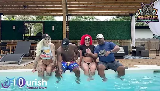 Mrflourish Podcast with Guest Roxi Keogh, Gigi Patsy and Datjguy in Florida