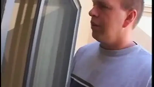 Chunky college chick gives head and gets fucked