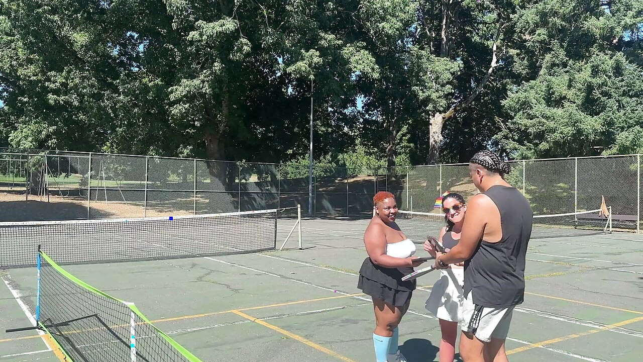 Pickleball Dinking Threesome With Coach - Cliff Media Productions
