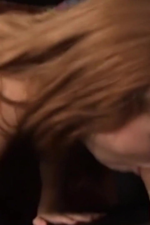 Naughty Redhead Gives Amazing Gloryhole BJ