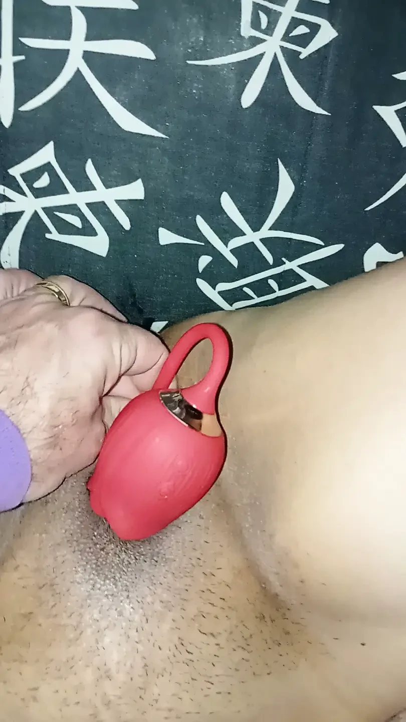 Female masturbation dildo pussy cumshot