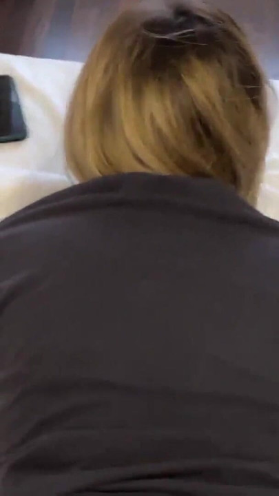 Home real sex with a young blonde with a big ass | Clip 1