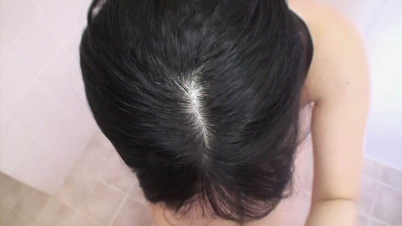 Lusty Asian girl loves soaping up a teen's cock
