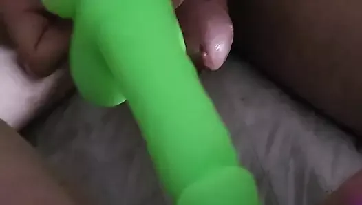 Milf loves to be Fucked by Thick Dildo