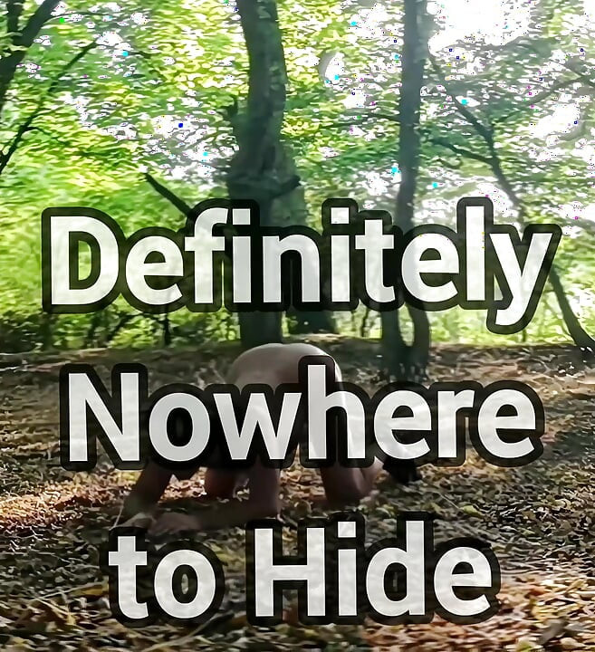 Ass up in Public Woodland